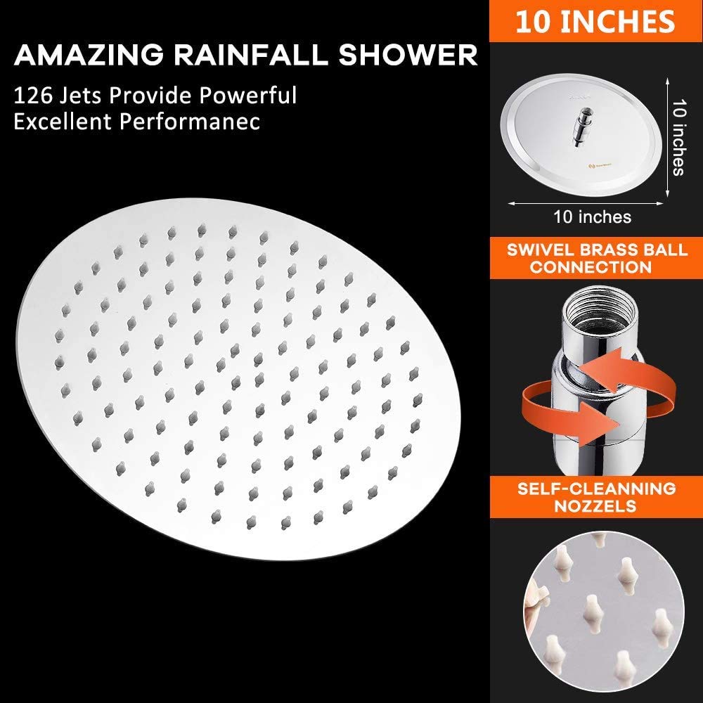 NearMoon self-cleaning nozzles reduce lime scale for easy maintenance