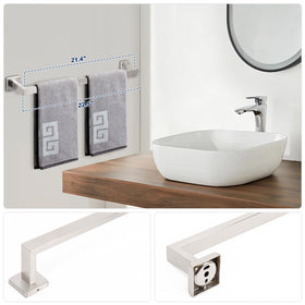 NearMoon robe hook in brushed nickel for robes and towels
