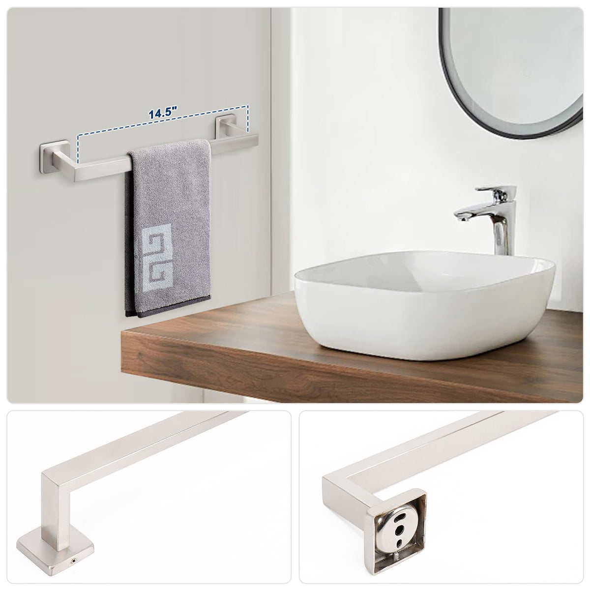 NearMoon robe towel hooks pair keeps robes and towels organized