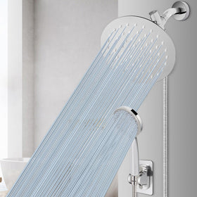 Rub-clean nozzles help prevent mineral buildup for consistent water flow.