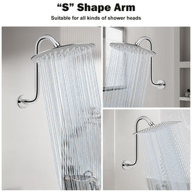NearMoon S shape design adds a modern, decorative look to your bathroom.