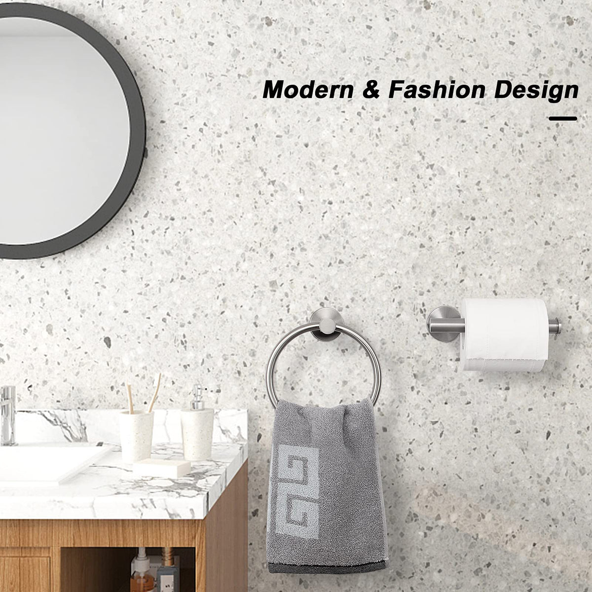NearMoon safe design with rounded edges protects skin and towels.