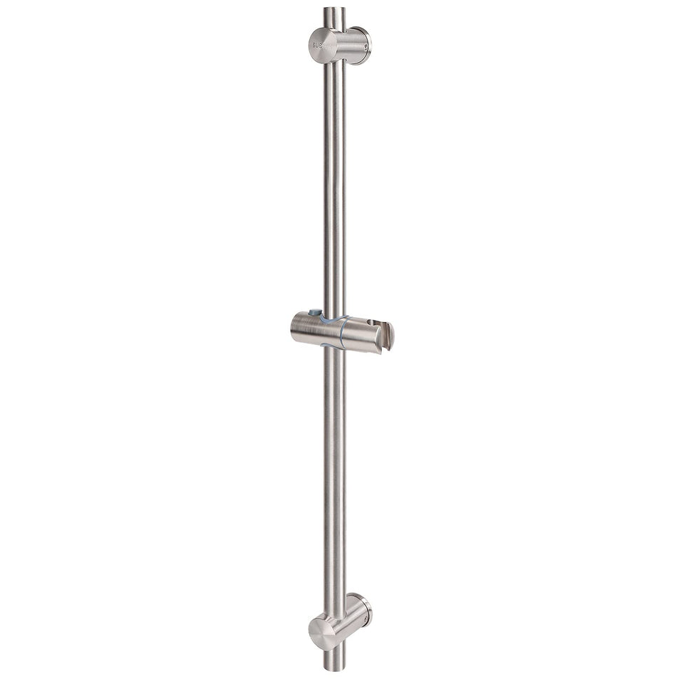 NearMoon slide bar with brushed-nickel finish showing full product for adjustable shower control.