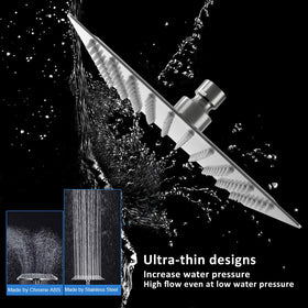 NearMoon stainless steel square face delivers a modern, durable finish.