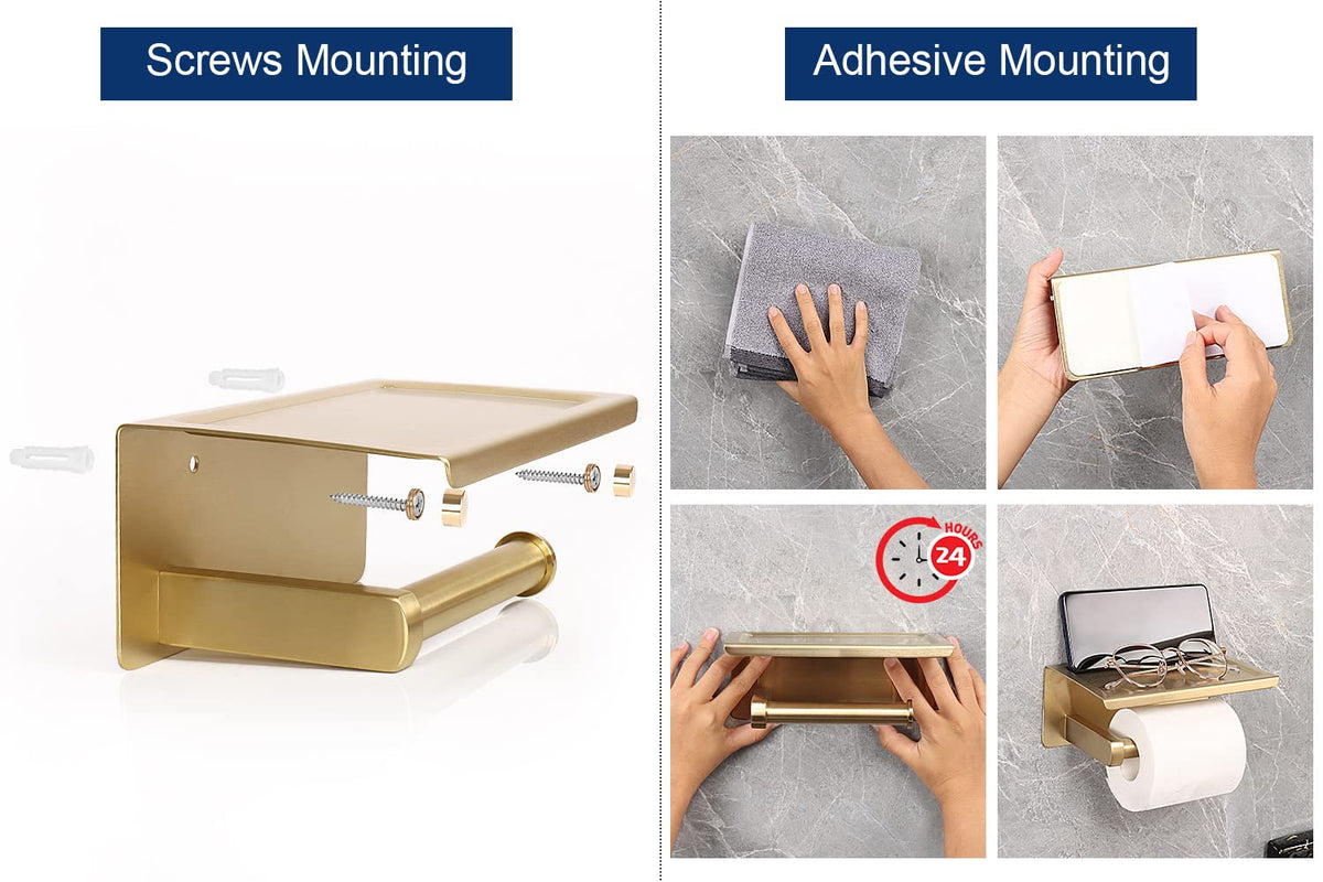 NearMoon adhesive installation demonstrates no-drill setup on smooth surfaces.