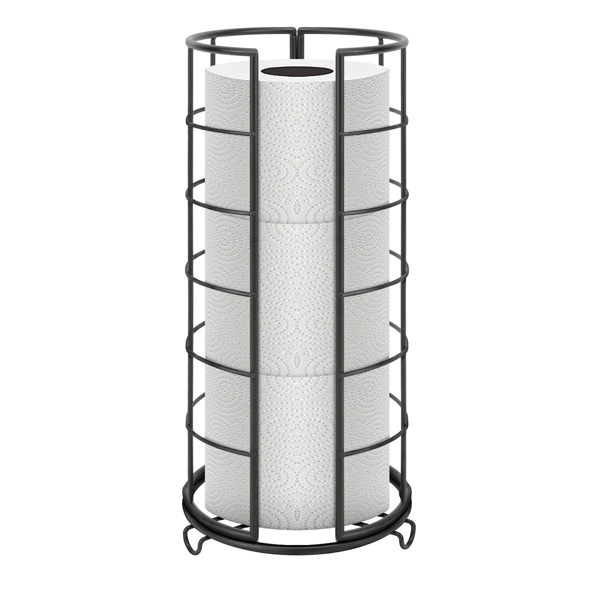 NearMoon toilet paper organizer stand base keeps rolls dry and accessible