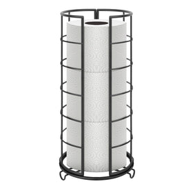 NearMoon toilet paper organizer stand base keeps rolls dry and accessible