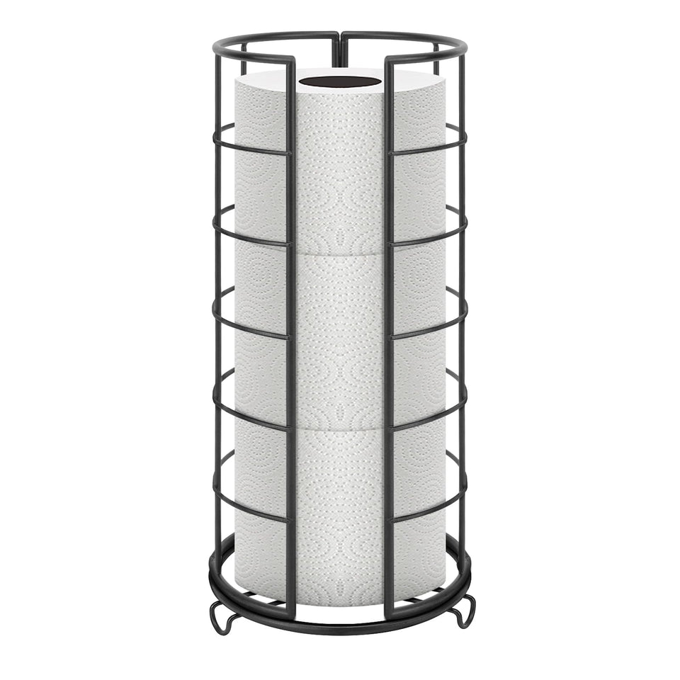 NearMoon toilet paper organizer stand base keeps rolls dry and accessible