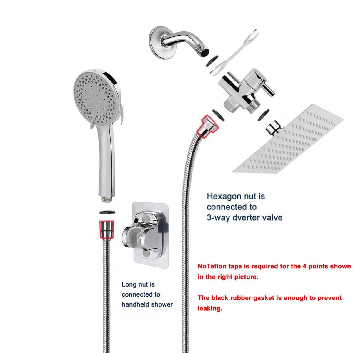 NearMoon tool-free installation diagram showing quick setup.