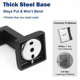 NearMoon towel bar side-mount option image highlighting flexible installation.
