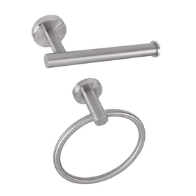 NearMoon towel ring brushed nickel keeps towels neatly within reach.