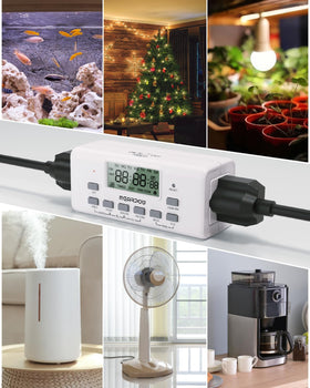 NEARPOW 3-prong grounded outlets support a wide range of devices.