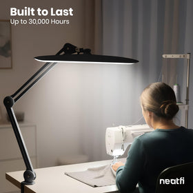 Neatfi XL 2200-lumens professional-use-grade lamp supports nail tech and crafts work.