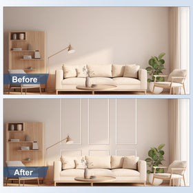 NeatiEase adhesive backings peel off cleanly for quick setup.