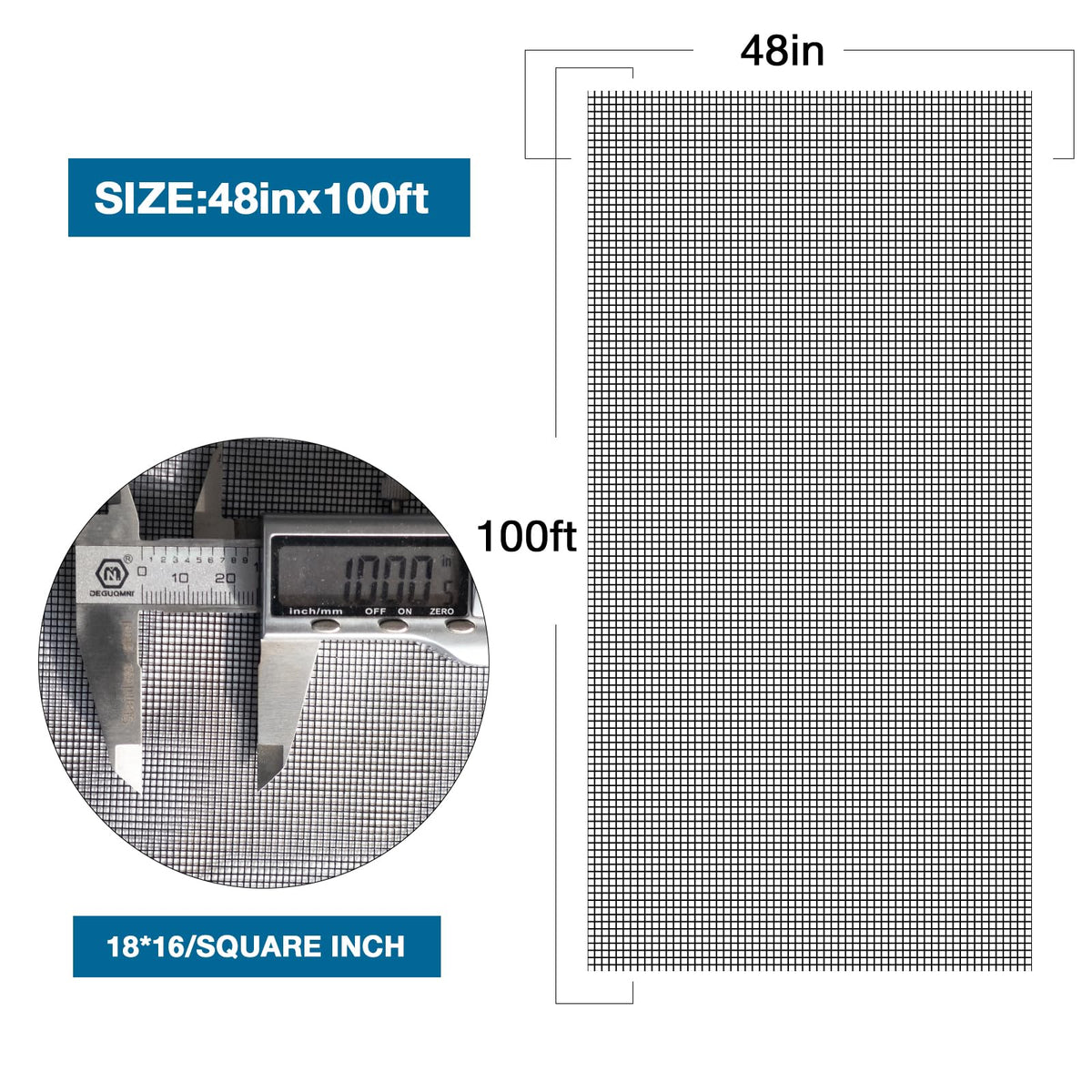 Close-up of NeatiEase fiberglass mesh highlighting durability and tear resistance