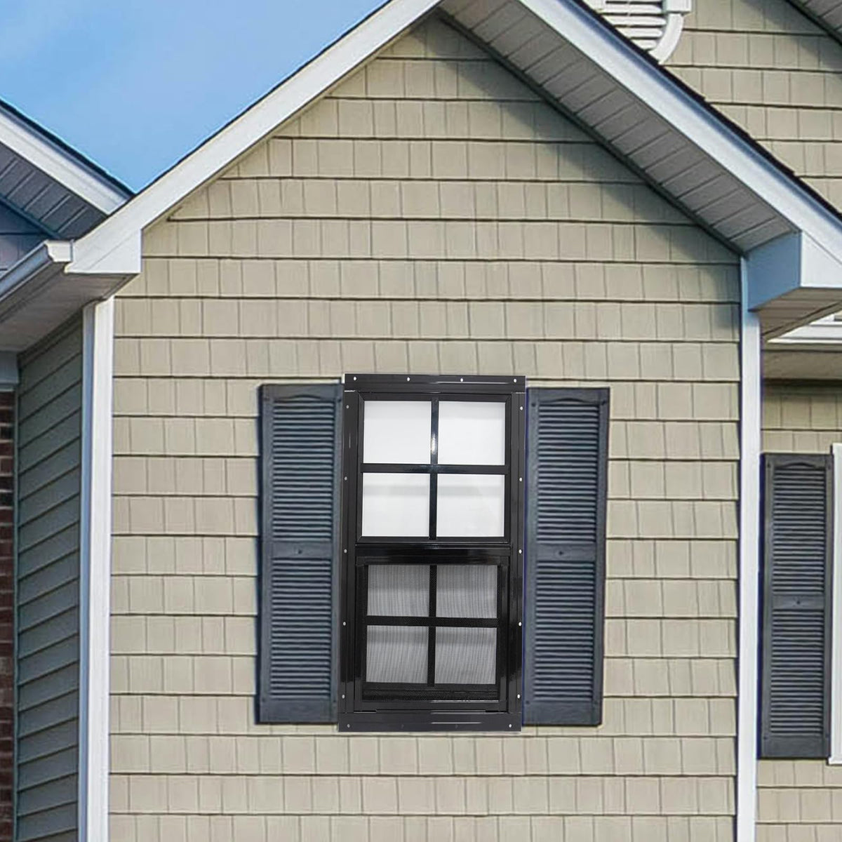 NeatiEase garage window showing durable frame ready for long term use