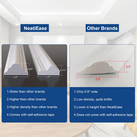 NeatiEase paint-ready panels allow color customization to suit your space.