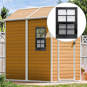 NeatiEase playhouse window letting in natural light and fresh air