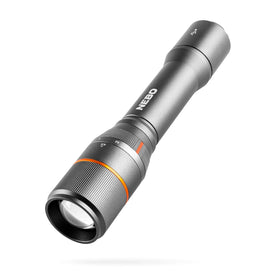 NEBO Davinci 2000 front view shows a high-lumen flashlight ideal for outdoor tasks.