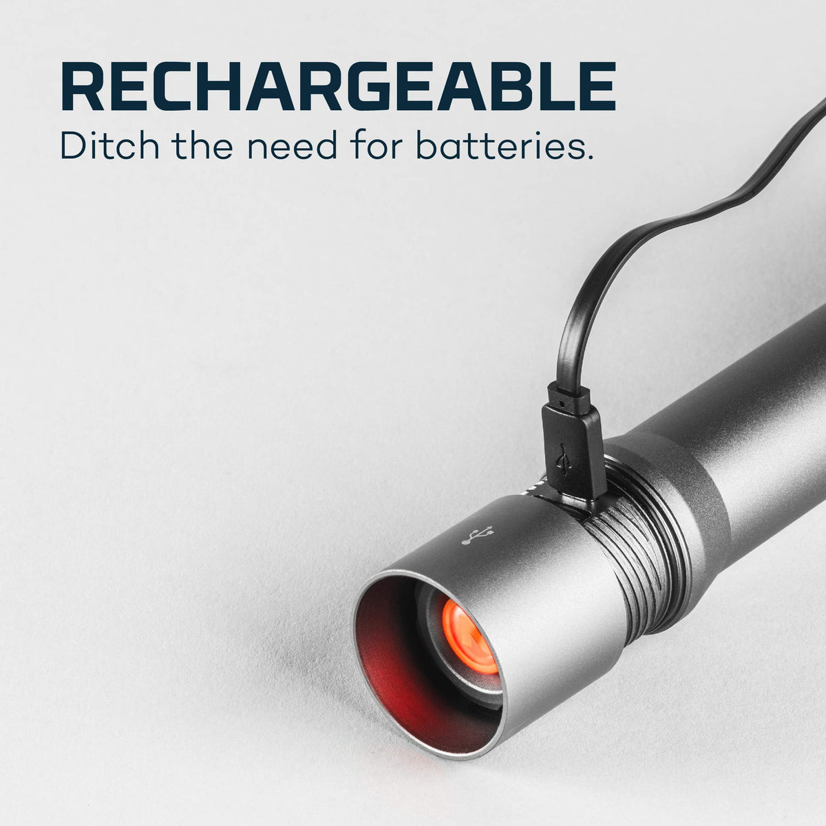 NEBO Davinci 3500 rugged IP67 body withstands rain and drops.