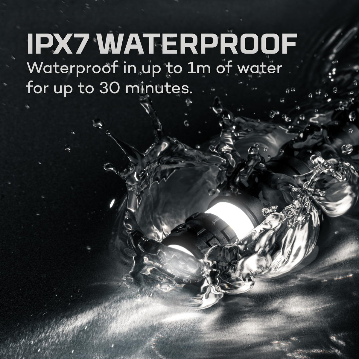 NEBO Inspector 500+ IPX7 waterproof for rugged job-site conditions.