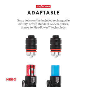 NEBO Inspector RC Pen Light with AAA power for quick tasks.