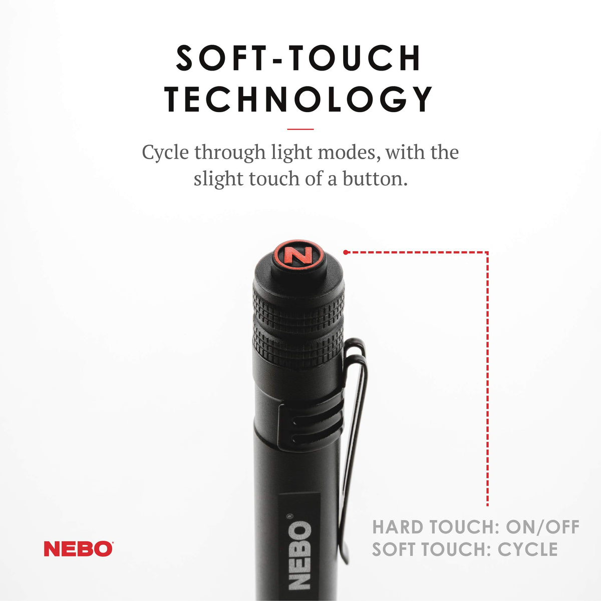 NEBO Inspector RC Pen Light IP67 waterproof against rain and dust.