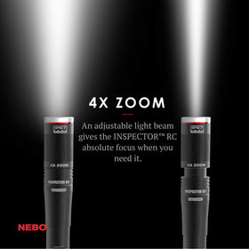 NEBO Inspector RC Pen Light rugged aluminium body for harsh use.