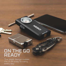 NEBO SLIM durable aluminum body with water and impact resistance