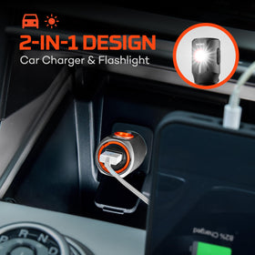 NEBO Transport 400 with six light modes for versatile roadside lighting.