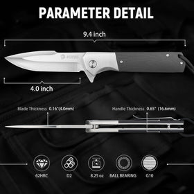 NedFoss BEAST heavy duty tactical knife designed for rugged outdoor tasks