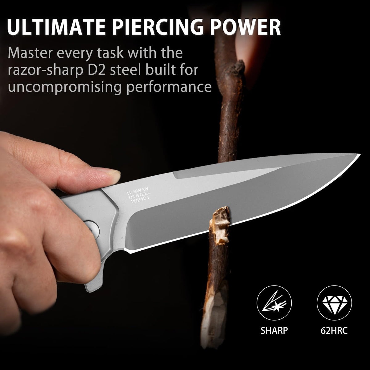 NedFoss brass-bearing pivot enables smooth, one-handed opening