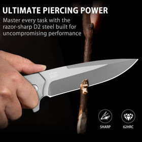 NedFoss brass-bearing pivot enables smooth, one-handed opening