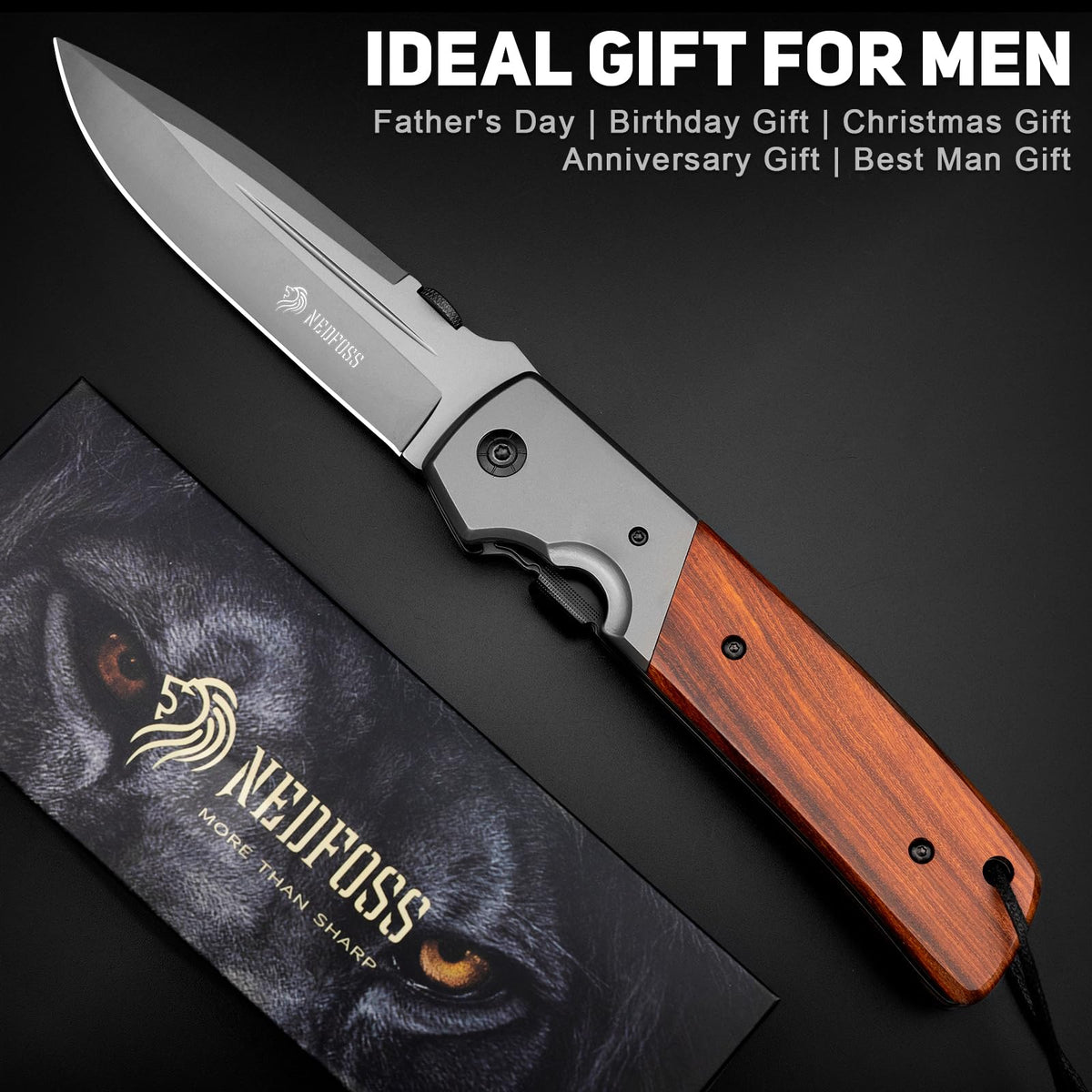NedFoss DA52 knife shown in hiking or camping context for versatile outdoor use