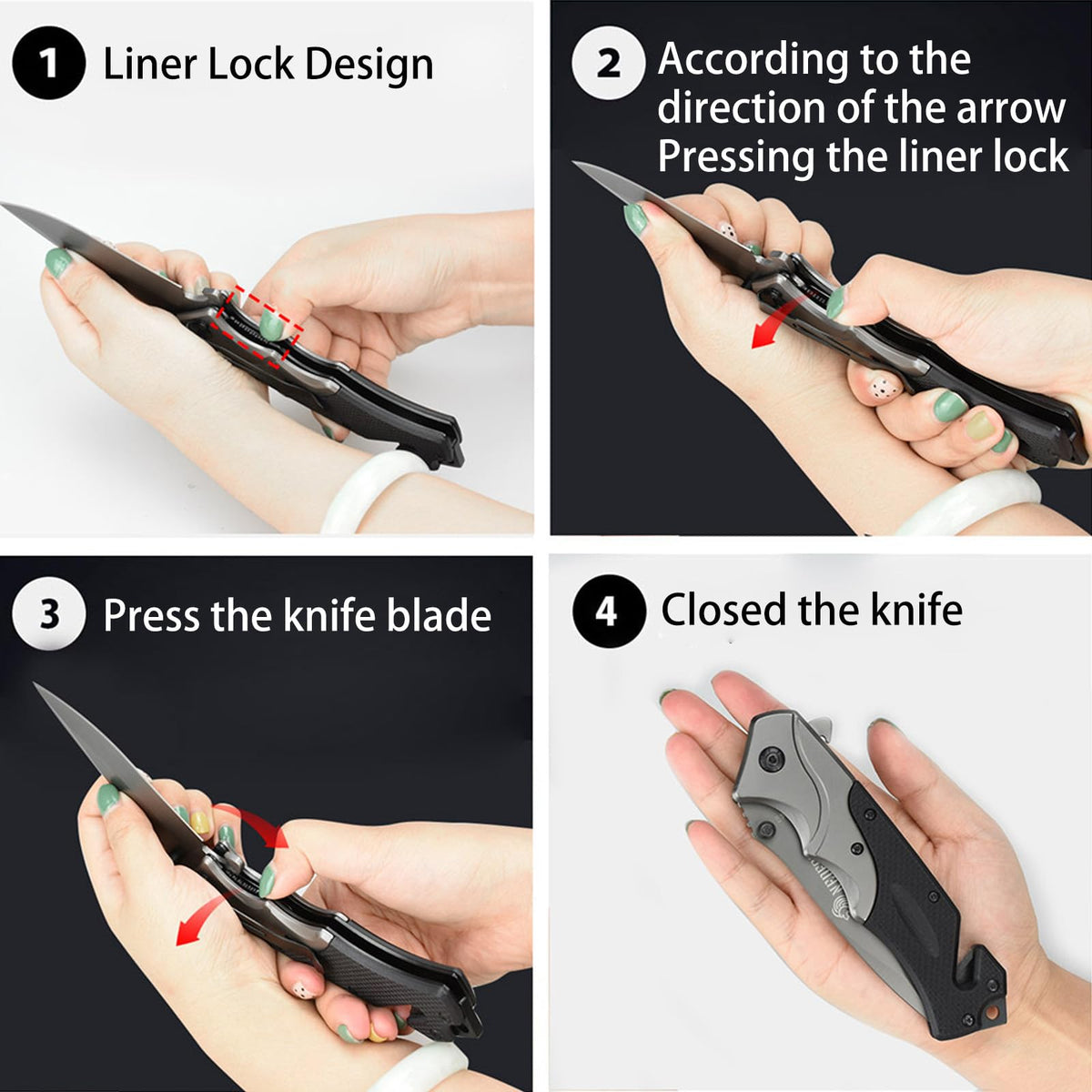 NedFoss FA49 compact EDC knife ideal for camping