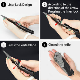 NedFoss FA49 compact EDC knife ideal for camping