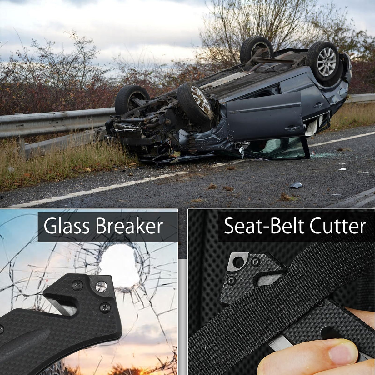 NedFoss FA49 seat belt cutter ready for rescue scenarios