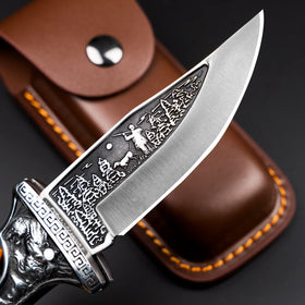 NedFoss Tiger Roar with a 3.5 inch blade ready for use