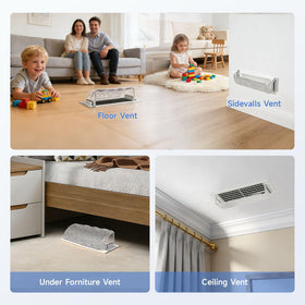 Nedsewor heat-resistant vent deflector suitable for year-round use