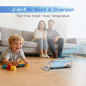 Nedsewor magnetic vent deflector on wall blends with decor while guiding airflow