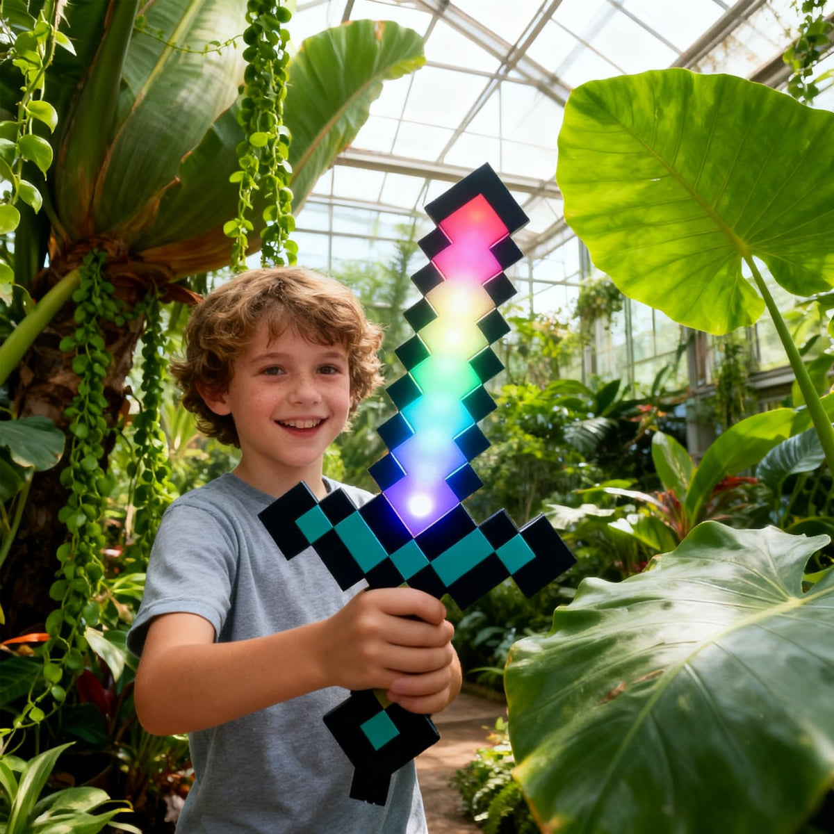 Neefoir collectible sword model blends display with practical lighting.