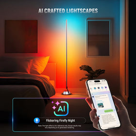 NEEWER NF01 paired with app and voice control for easy adjustments