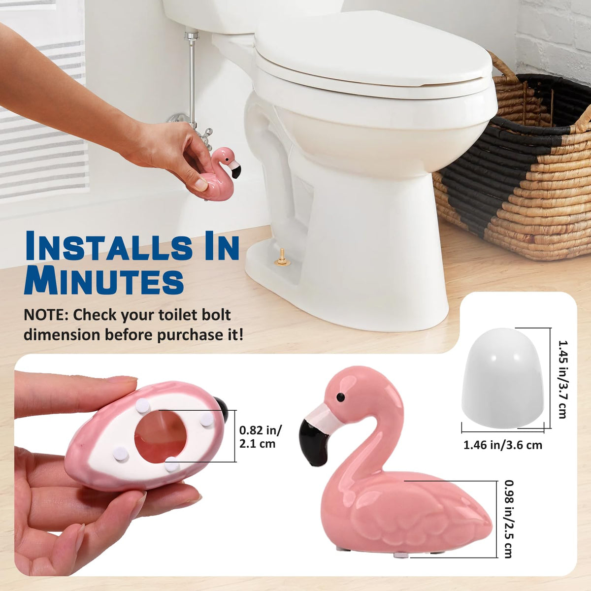 NEEXAN easy-install double-sided adhesive keeps caps securely attached