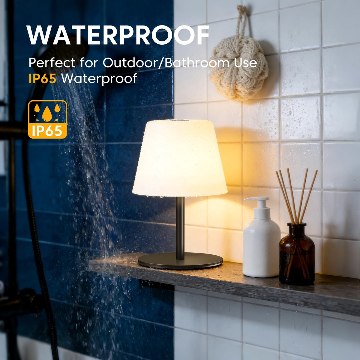 NEEZUKAR battery-operated lamp with built-in 4000mAh for portable night lighting.