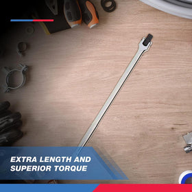 Neiko 00200A spring-loaded ball bearing keeps sockets secure during use.