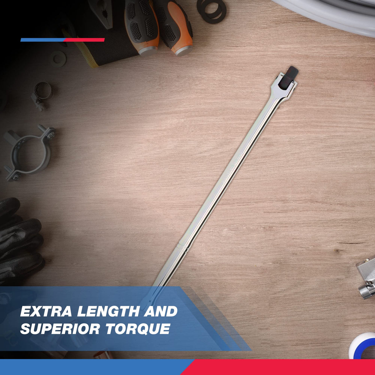 NEIKO 00206A low-profile design enables access in cramped engine bays.