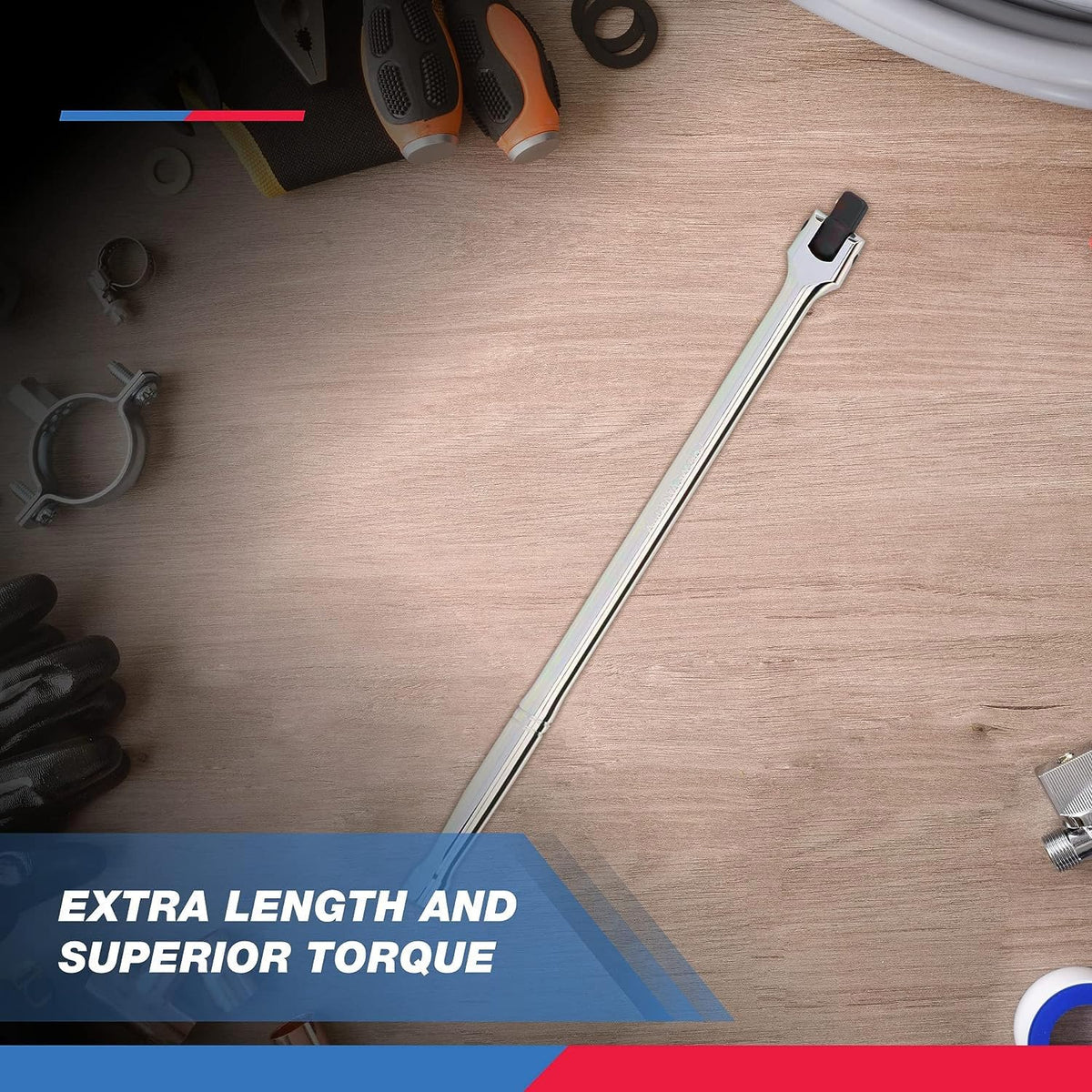 NEIKO 00211A radius corners protect sockets while loosening stubborn fasteners.