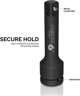 NEIKO 00236A extension bar 10 inch reaches deep wheel nuts and bolts easily.