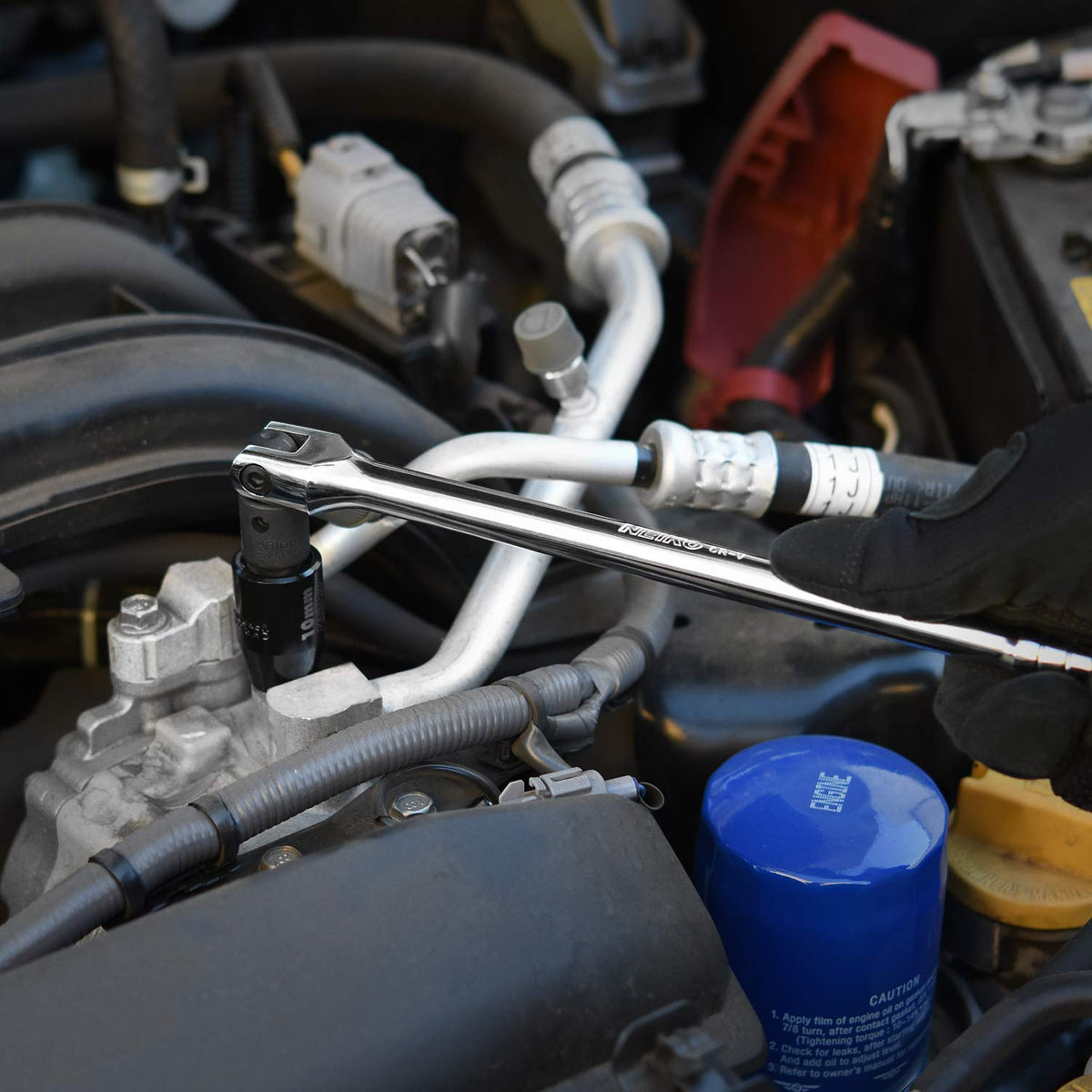 NEIKO 00339A 12 and 15 inch breaker bar options for versatility