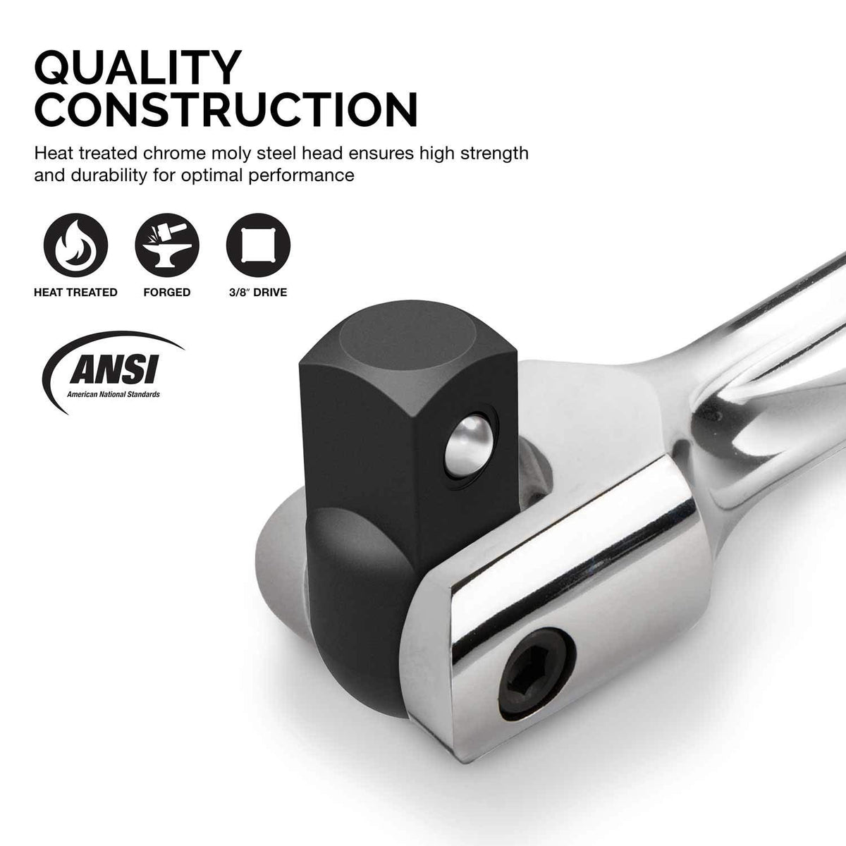 NEIKO 00339A breaker bar with 180-degree flex head for tight spots